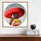 Mi Taco Mi Amigo Dog by Lucia Heffernan 16-in. W x 16-in. H. Canvas Wall Art Print Framed in Natural